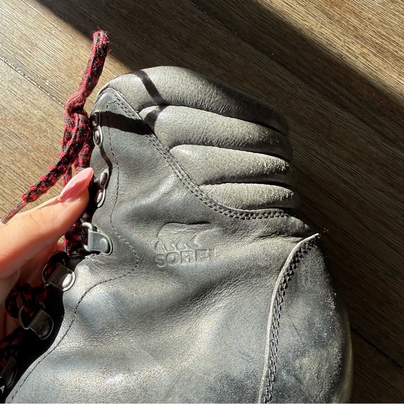 Sorel conquest leather wedge boots - Picture 5 of 9